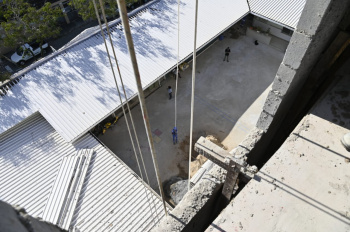 Visita técnica às obras da Emef Adilson da Silva Castro