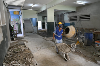 Visita técnica às obras da Emef Adilson da Silva Castro