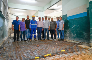 Visita técnica às obras da Emef Adilson da Silva Castro