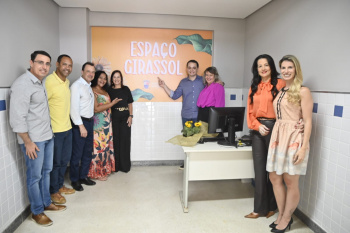 Entrega do espaço girassol para atendimento a servidores da Saúde