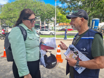 Ação educativa Semana Nacional do Trânsito