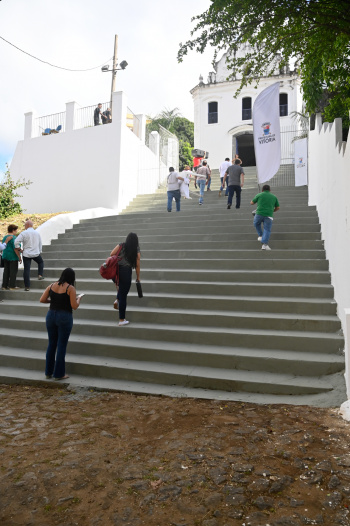 Entrega da Reforma da Escadaria da Igreja do Rosário