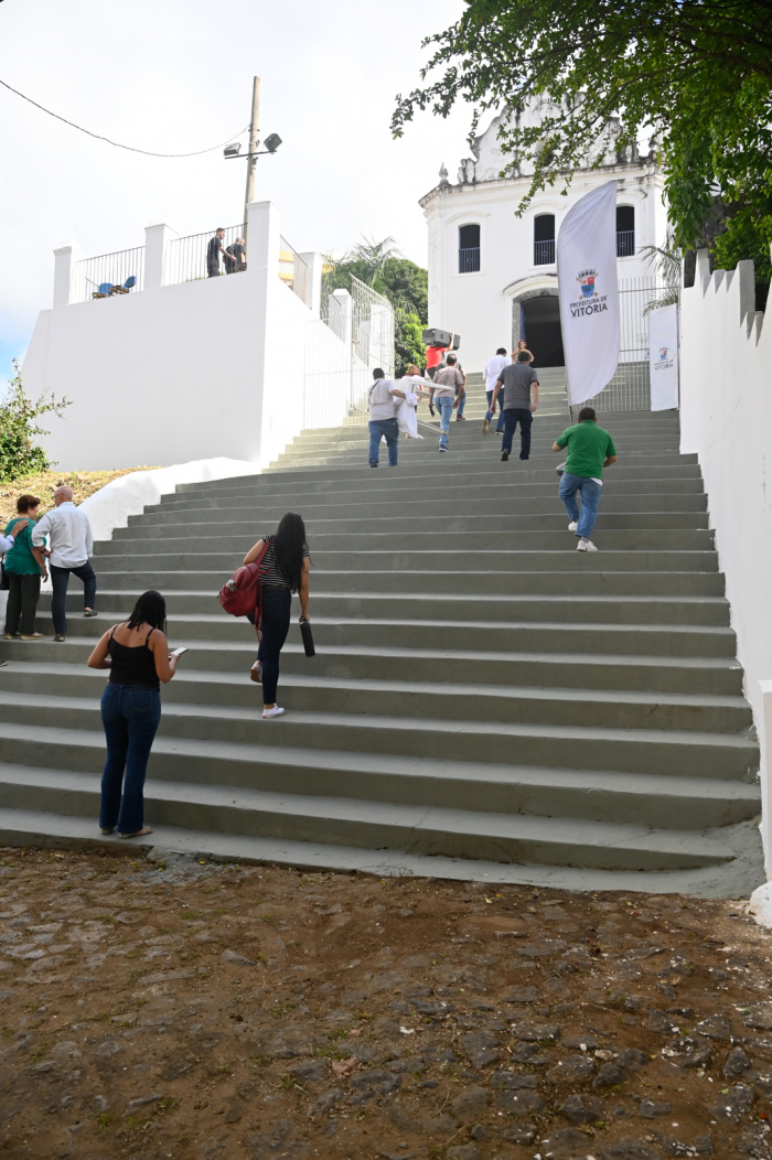 Entrega da Reforma da Escadaria da Igreja do Rosário