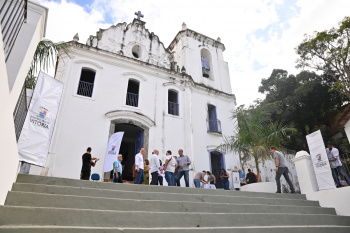 Entrega da Reforma da Escadaria da Igreja do Rosário