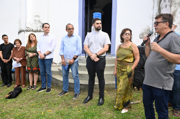 Entrega da Reforma da Escadaria da Igreja do Rosário