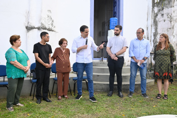Entrega da Reforma da Escadaria da Igreja do Rosário