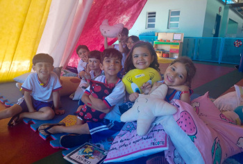 Tarde no acampamento no Cmei Rubens José Vervloet Gomes