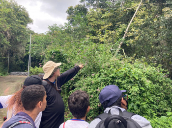 Trilhas educativas ensinam alunos sobre flora, fauna e importância da Mata Atlântica
