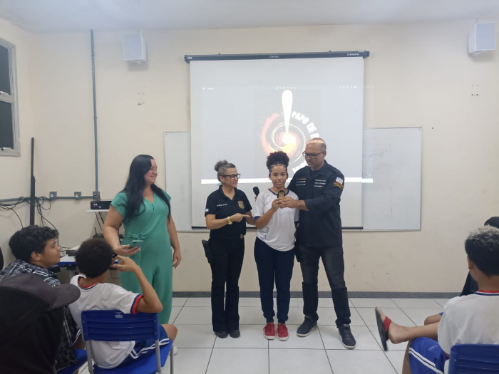 Papo de responsa na Emef Maria Jose Costa Moraes