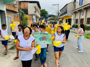 Emef Neusa Nunes Gonçalves promove "Caminhada pela Vida" em prol da saúde mental
