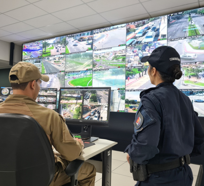 Central de Videomonitoramento da Guarda Municipal de Vitória