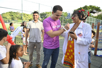 Inauguração do novo Parque Kids, Pedra da Cebola