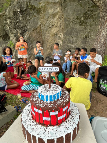 Piquenique com crianças do Centro de Convivência Bonfim