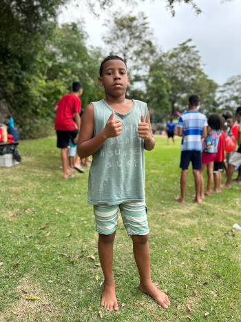 Piquenique com crianças do Centro de Convivência Bonfim