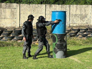 Curso de tiro para a Guarda Municipal de Vitória