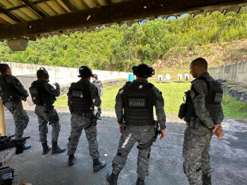 Curso de tiro para a Guarda Municipal de Vitória
