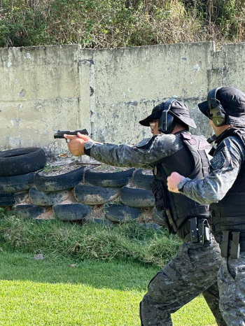 Curso de tiro para a Guarda Municipal de Vitória