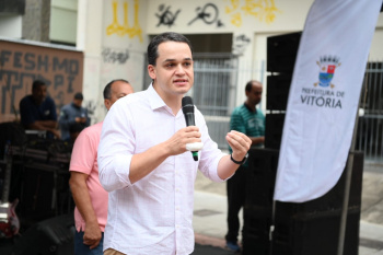 Entrega da revitalização da Rua da Lama em Jardim da Penha.