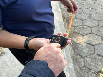 Agentes da Guarda de Vitória realizam levantamento nas escolas sobre botão do pânico escolar