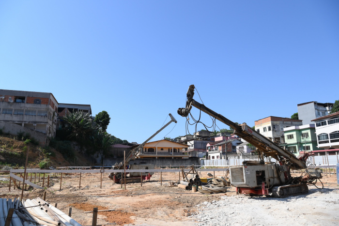 Visita as Obras do CRAS e Unida de de Saúde de Santo Antônio