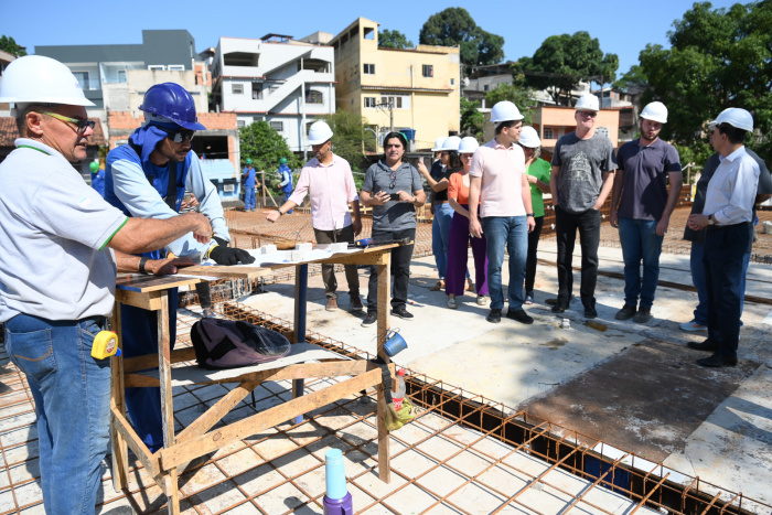 Visita as Obras do CRAS e Unida de de Saúde de Santo Antônio