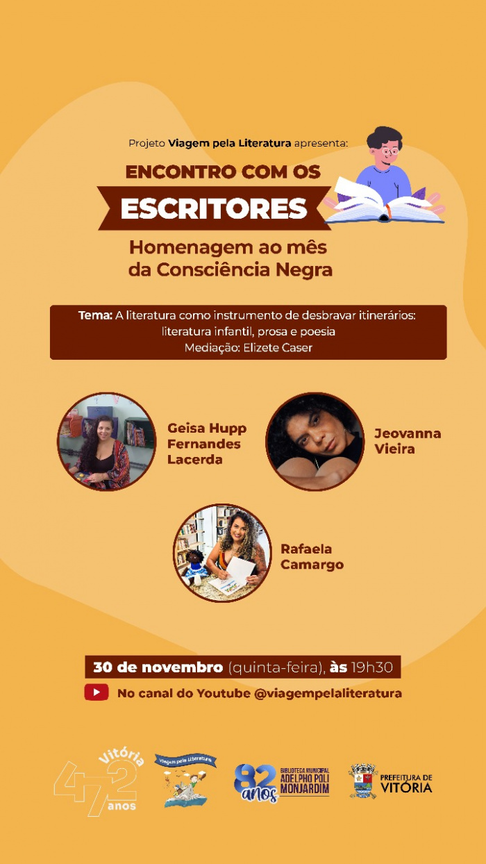 Arte do Encontro com o Escritor especial.