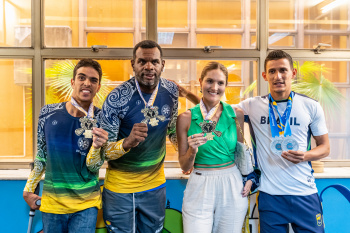 Visita dos Paratletas do Pan-Americano de VAA