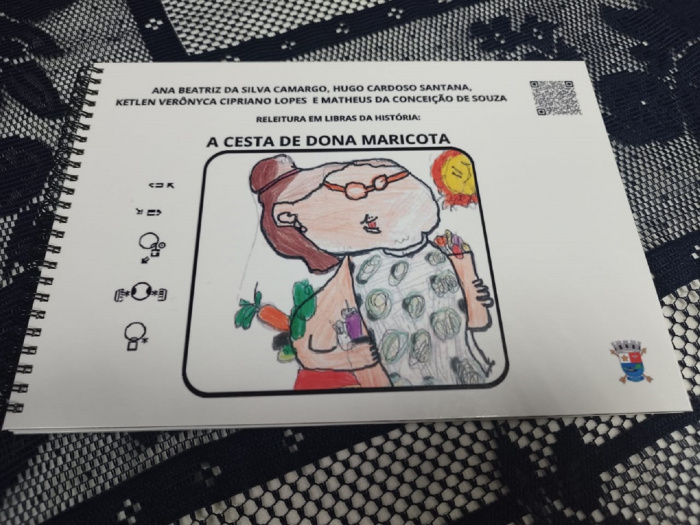 Lançamento da releitura em Libras do livro "A cesta de dona Maricota