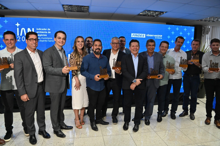 Entrega do Prêmio IAN Indicador do Ambiente de Negócios