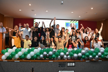Homenagem aos alunos que foram aprovados no IFES