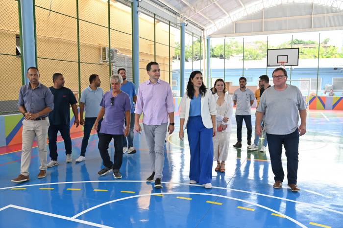 Visita as obras de Reforma da EMEF Adilson da Silva