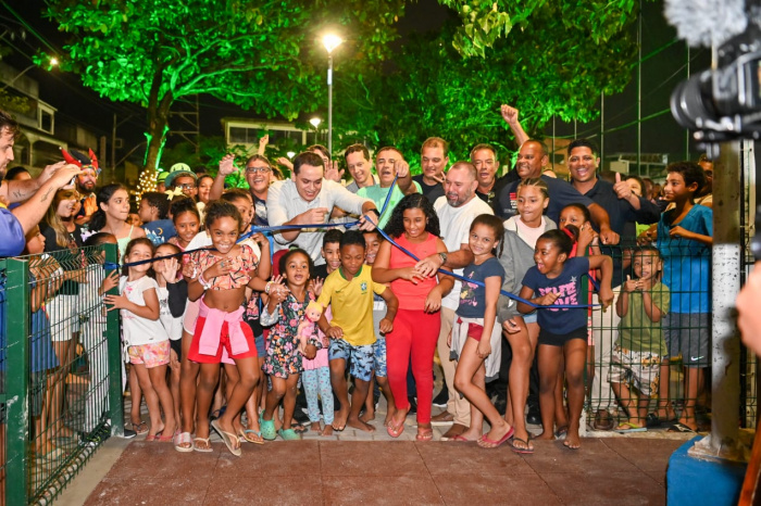 Entrega do Parque Kids e Reforma Campo de Grama Sintética de Andorinhas