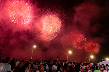 Queima de Fogos da Virada 2023-2024, Réveillon 2024 - Camburi