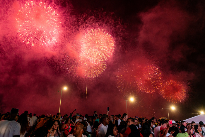 Queima de Fogos da Virada 2023-2024, Réveillon 2024 - Camburi