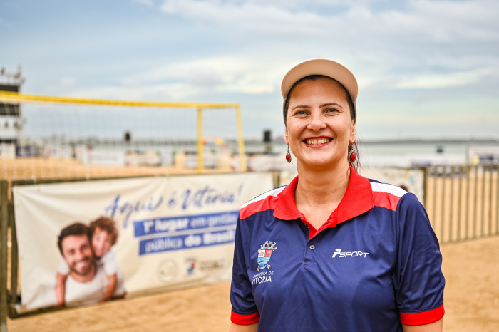 Coordenadora das Academias Populares de Vitória - Atividades Arena de Verão 2024
