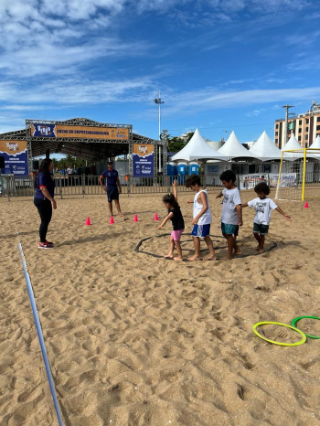Circuito infantil é sucesso na Arena de Verão