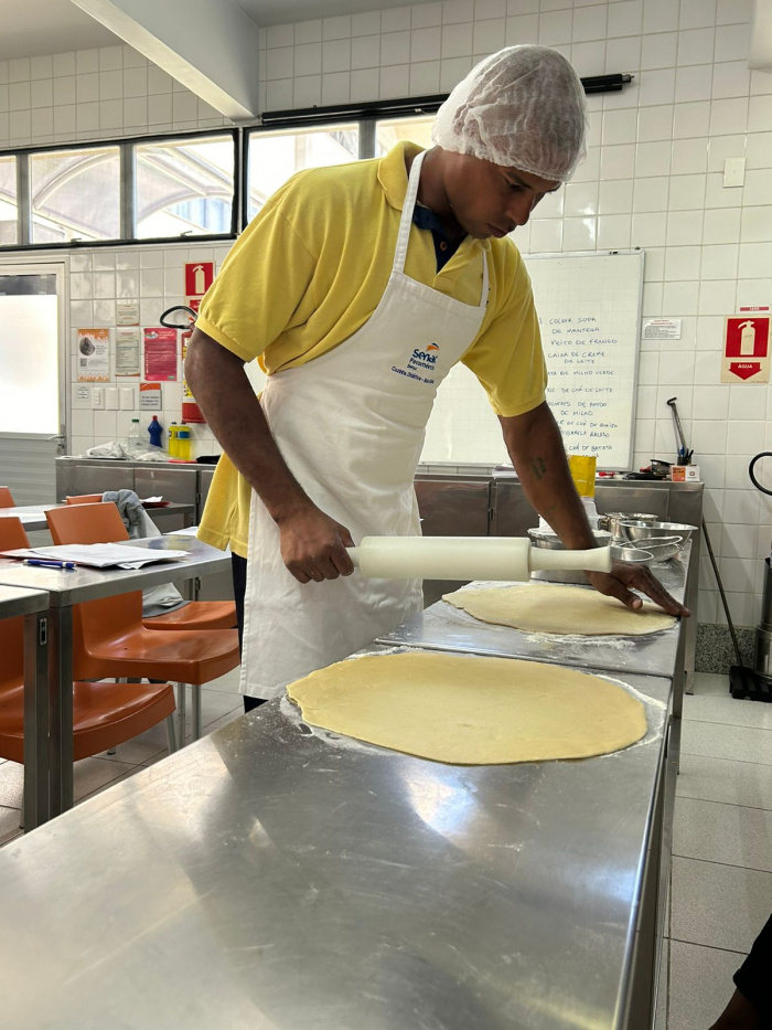 José Carlos, Usuário do Centro POP, concluiu o curso de pizzaiolo