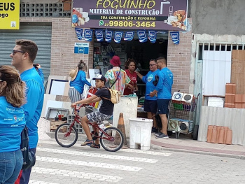 Ações da campanha Praia Limpa