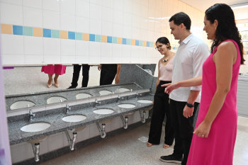 Visita técnica de inauguração no CEMEI Rubens Vervolet