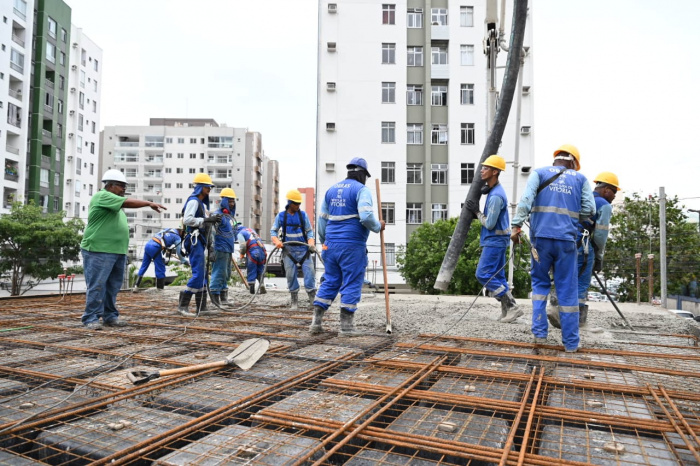 Visita técnica às obras da Construção do Centro Integrado de Assistência Social e Esportes (CIASE) d