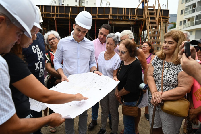 Visita técnica às obras da Construção do Centro Integrado de Assistência Social e Esportes (CIASE) d