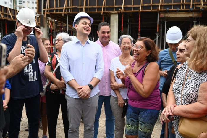 Visita técnica às obras da Construção do Centro Integrado de Assistência Social e Esportes (CIASE) d
