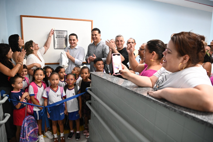 Entrega das Obras da EMEF José Áureo Monjardim