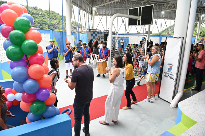 Entrega das Obras da EMEF José Áureo Monjardim