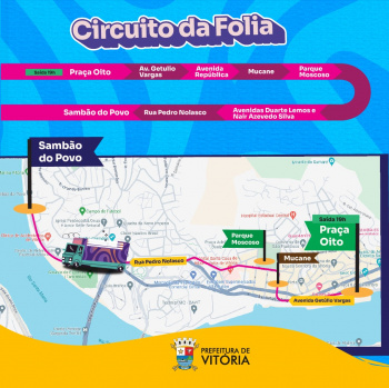 Circuito começa sábado (10) às 19 horas.