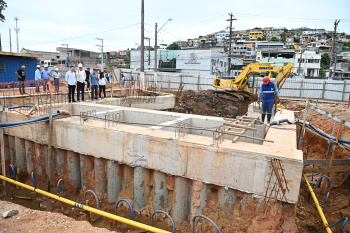Visita as Obras de Macrodrenagem de Santo Antônio