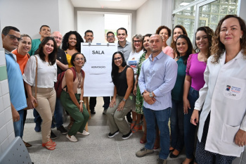 Abertura das salas de Hidratação no tratamento contra a Dengue - Unidade de Saúde do bairro Conquist