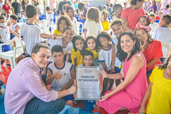 Entrega da Reforma da EMEF Professora Regina Maria Silva