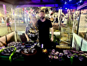 Feira de chocolates no Parque Moscoso