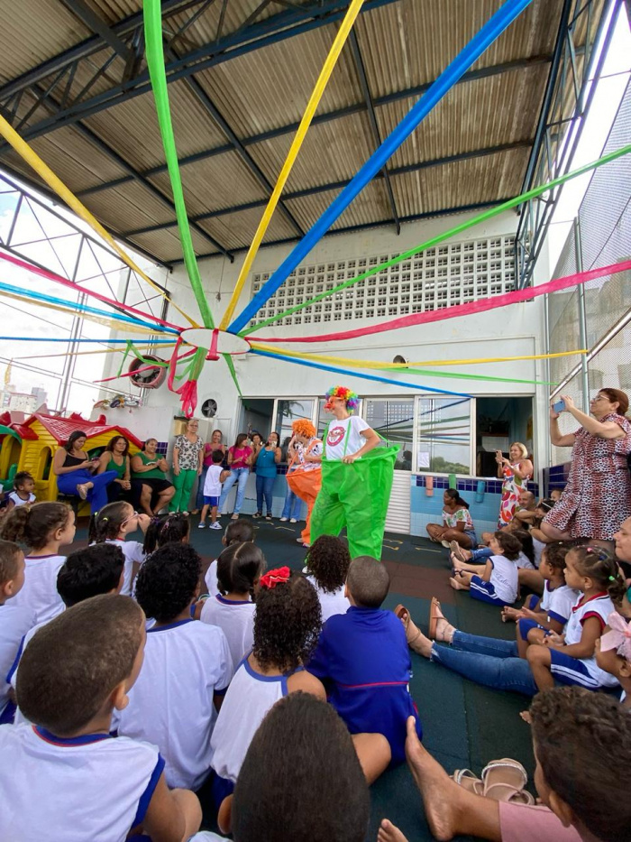 Dia do Circo no Cmei Lídia Rocha Feitosa